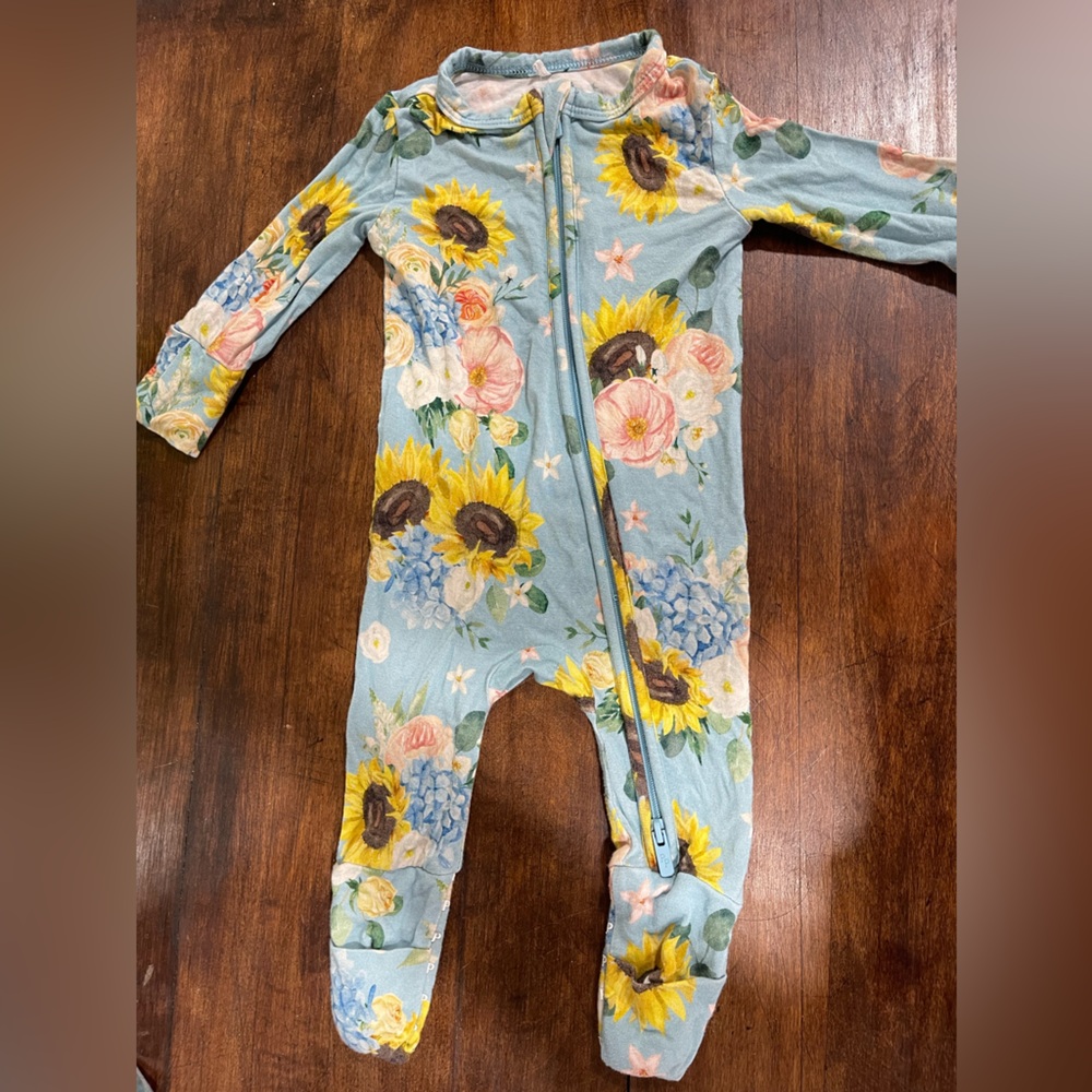 Posh Peanut newborn bamboo sleeper